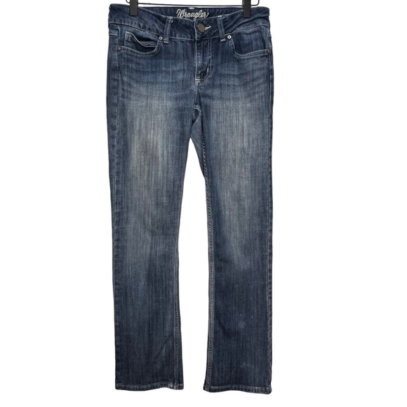 Wrangler Straight Leg Jeans Size 7 - Picture 1 of 12